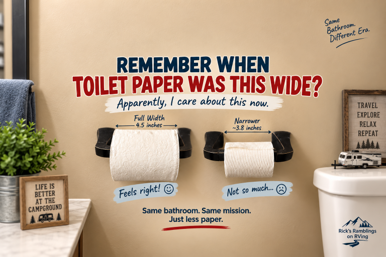 They Shrunk the Toilet Paper!